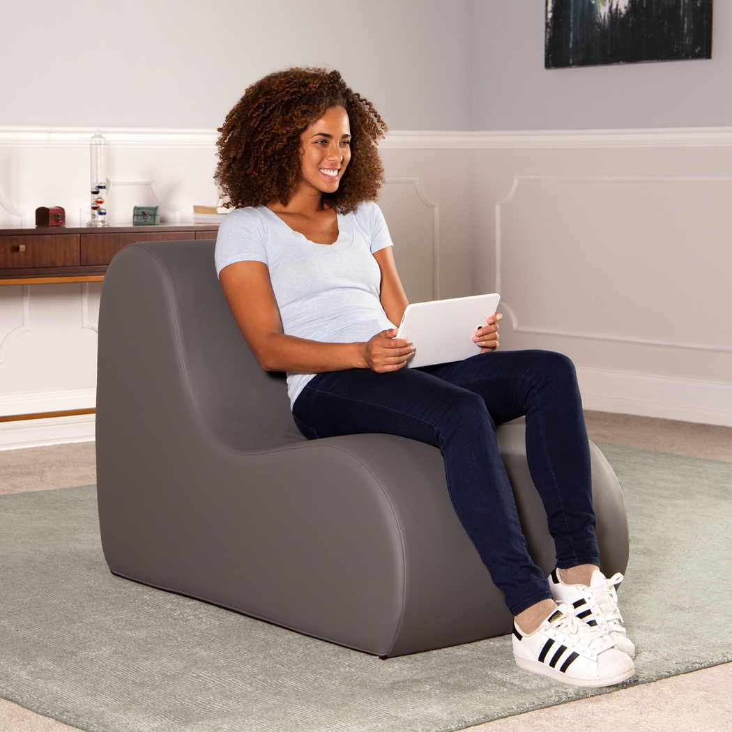 Kids Tamiko Gray Large Chair - Thumbnail - Image 4