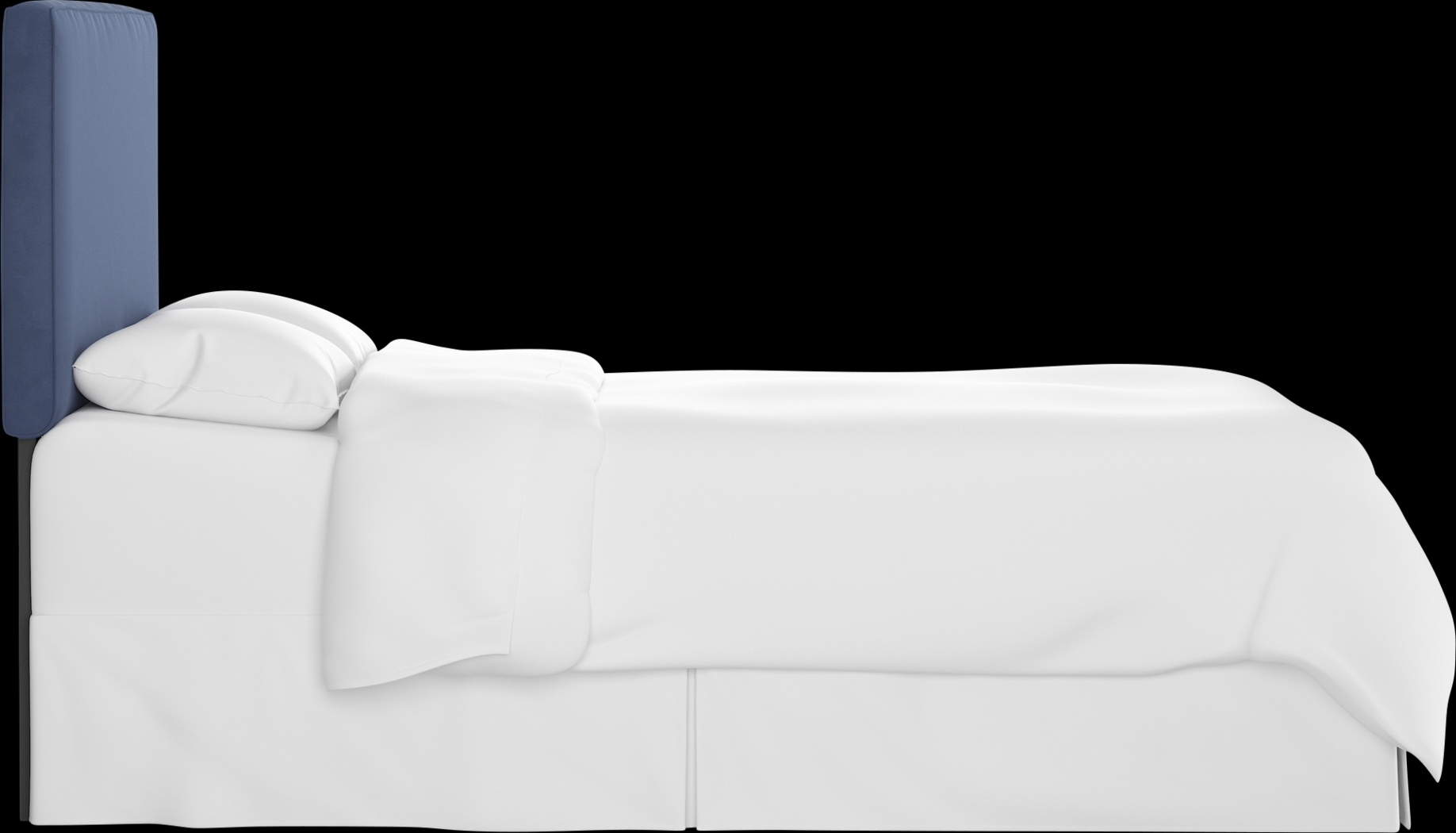 Kids Tangere Blue Full Upholstered Headboard - Thumbnail - Image 4