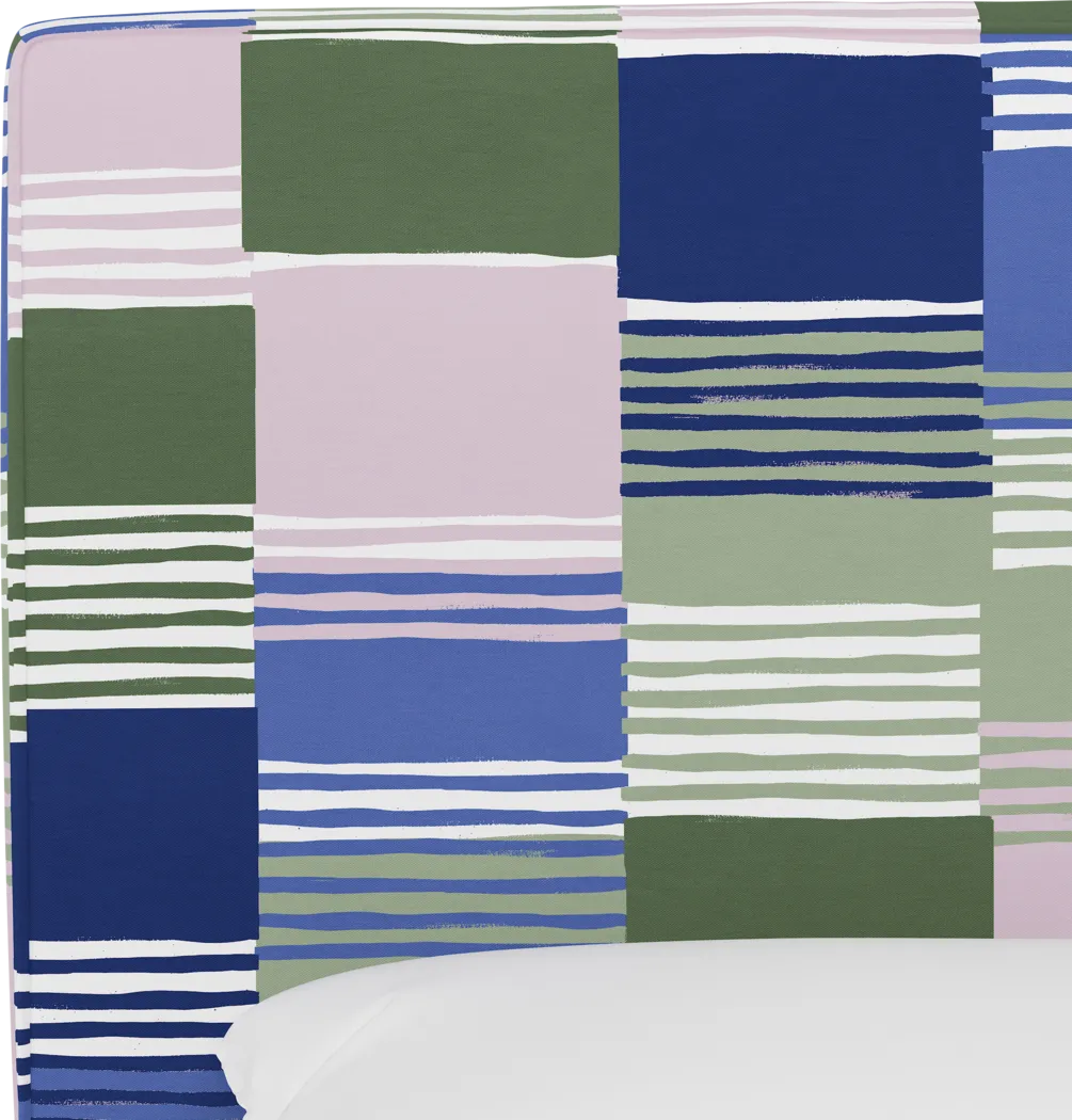 Kids Tangere Lilac Twin Upholstered Headboard - Thumbnail - Image 3