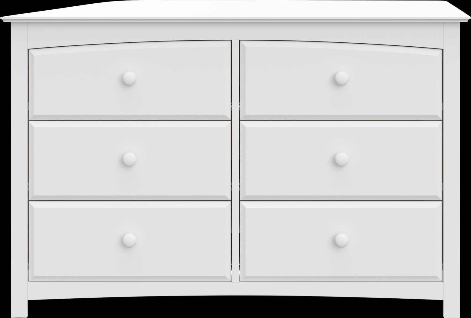 Kids Theophilus White 6 Drawer Dresser - Thumbnail - Image 3