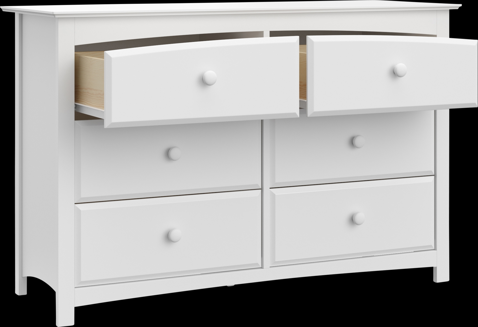 Kids Theophilus White 6 Drawer Dresser - Thumbnail - Image 5