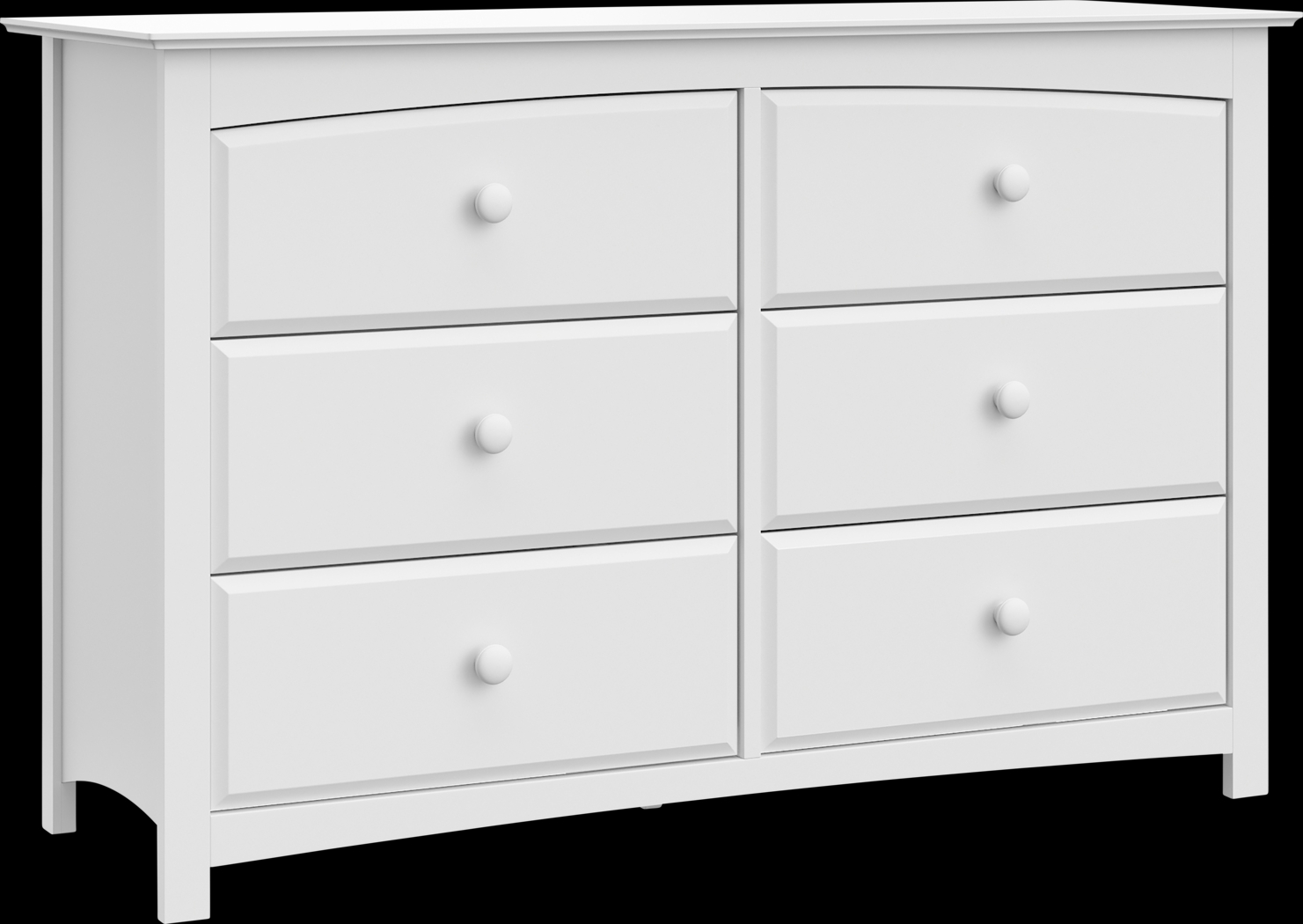 Kids Theophilus White 6 Drawer Dresser - Thumbnail - Image 1