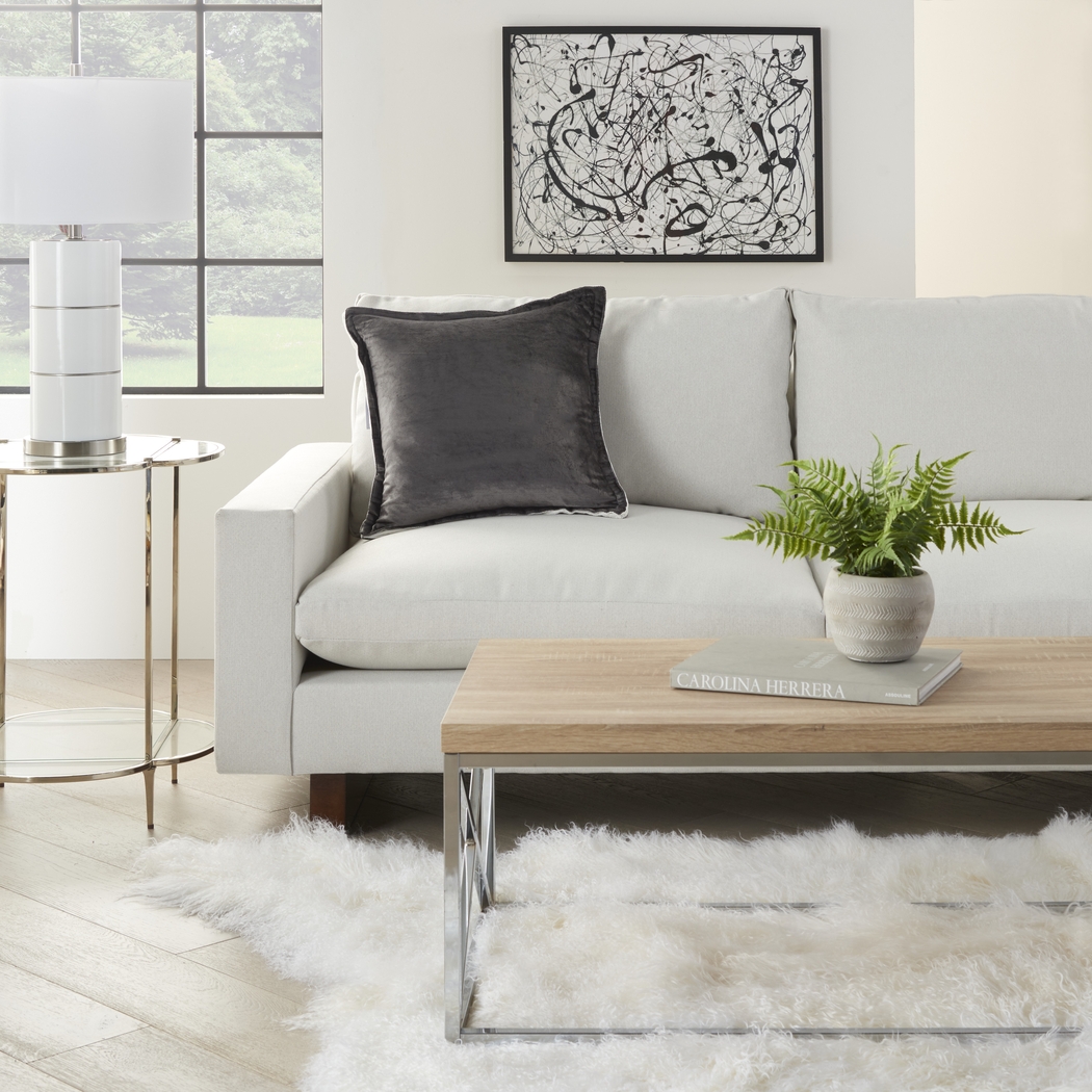 Kids Thirza Charcoal Throw Pillow - Thumbnail - Image 3