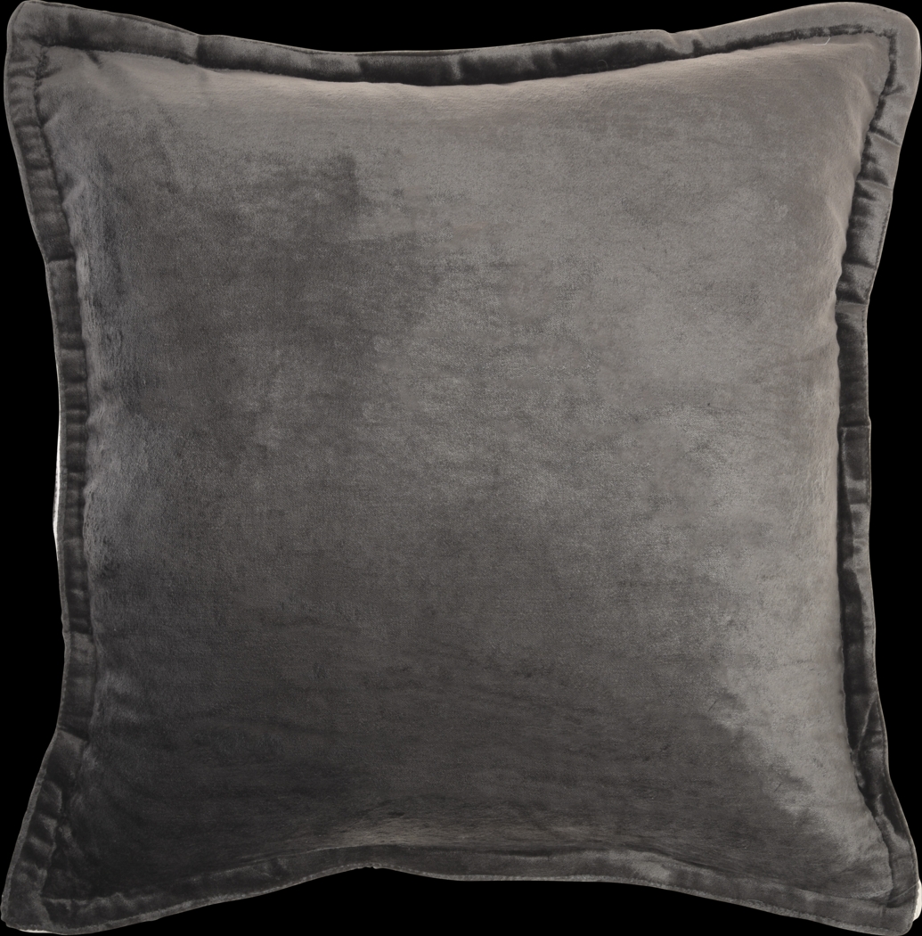 Kids Thirza Charcoal Throw Pillow - Thumbnail - Image 1
