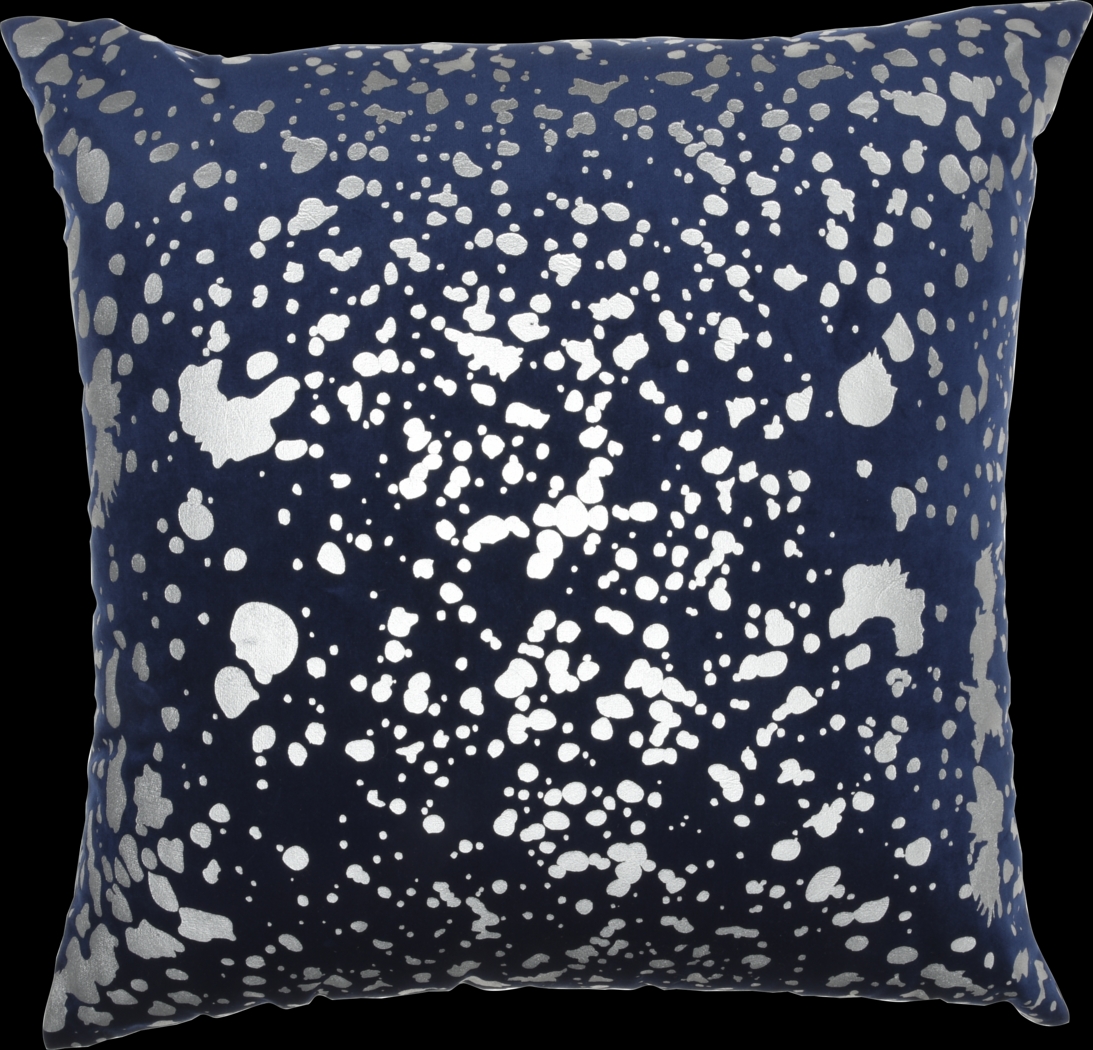 Kids Toringdon Navy Throw Pillow - Thumbnail - Image 1