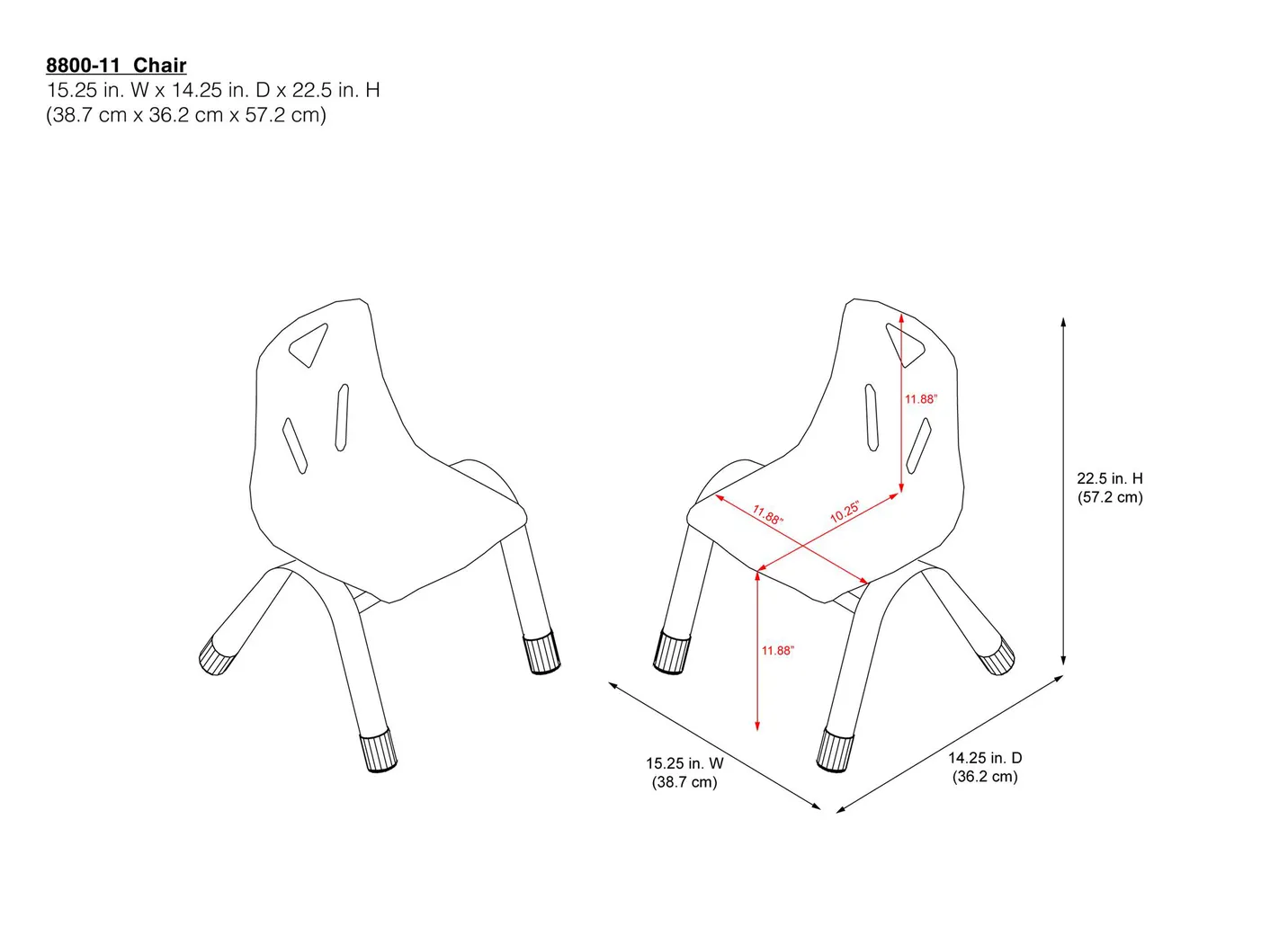 Kids Toula Green 3 Pc Table Set - Thumbnail - Image 8