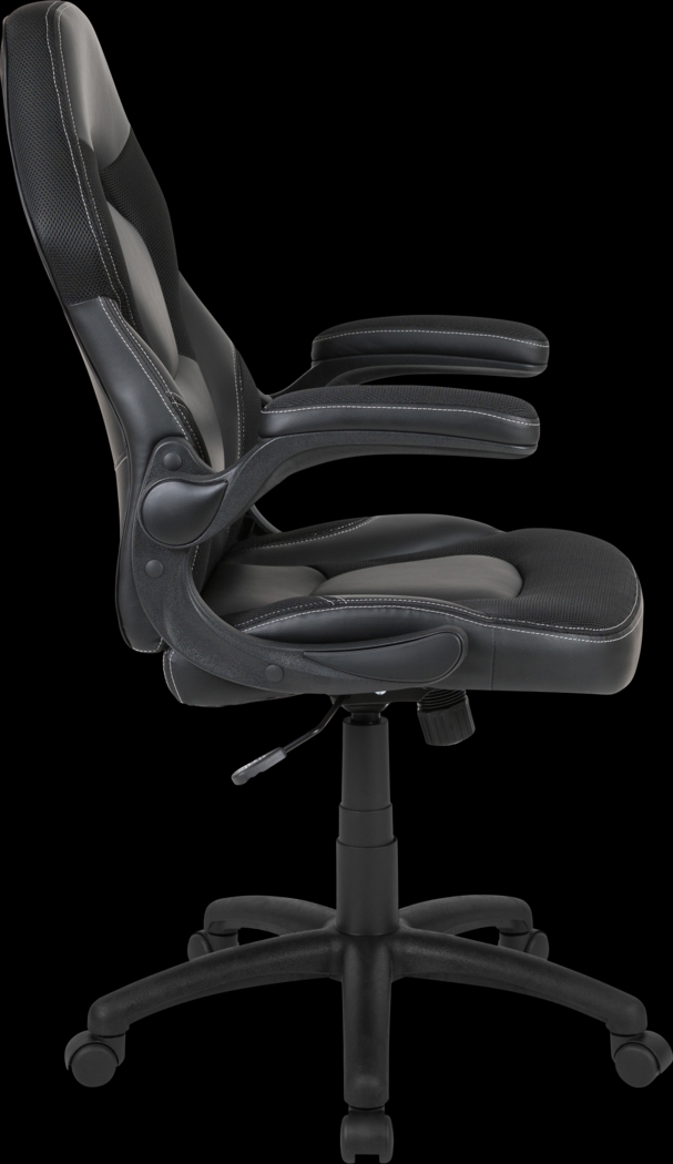Tournne Black Office Gaming Chair - Thumbnail - Image 2