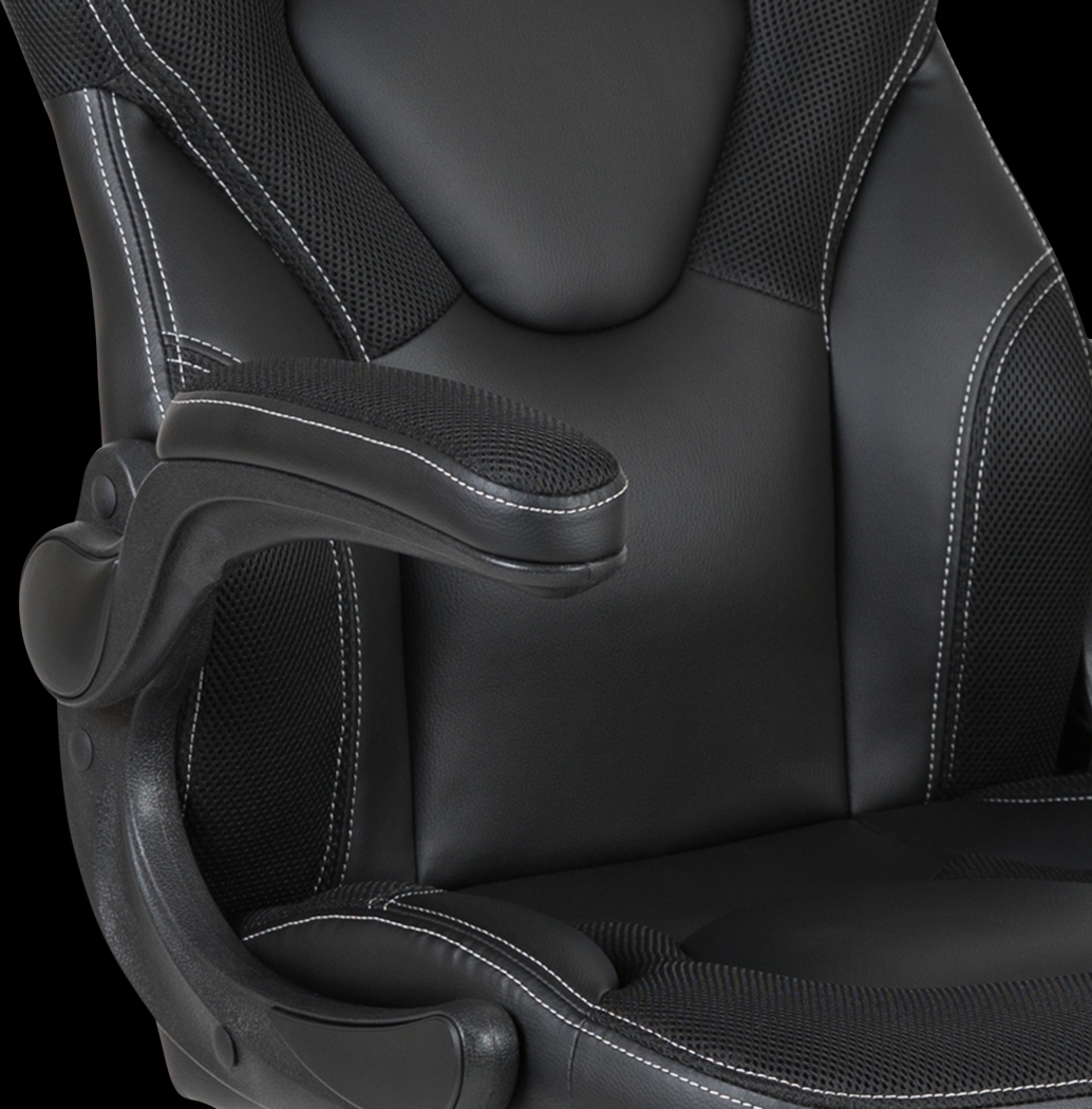 Tournne Black Office Gaming Chair - Thumbnail - Image 5