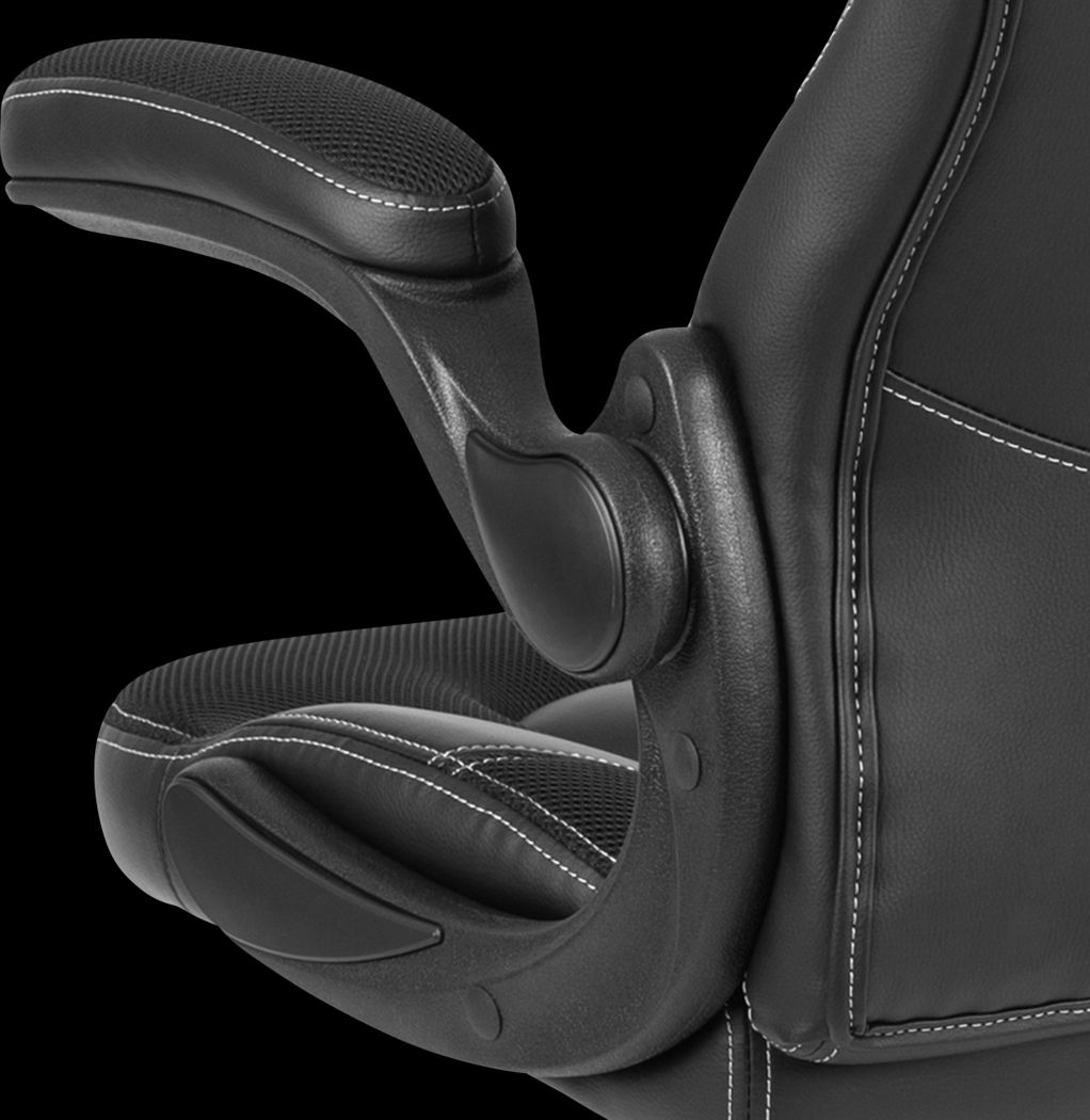 Tournne Black Office Gaming Chair - Thumbnail - Image 6