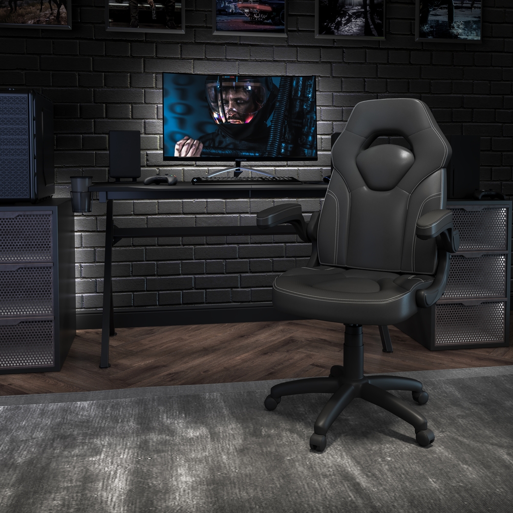 Tournne Black Office Gaming Chair - Thumbnail - Image 10