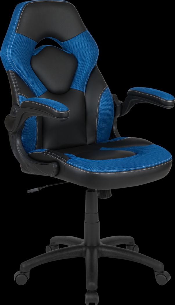 Tournne Blue Office Gaming Chair - Thumbnail - Image 1