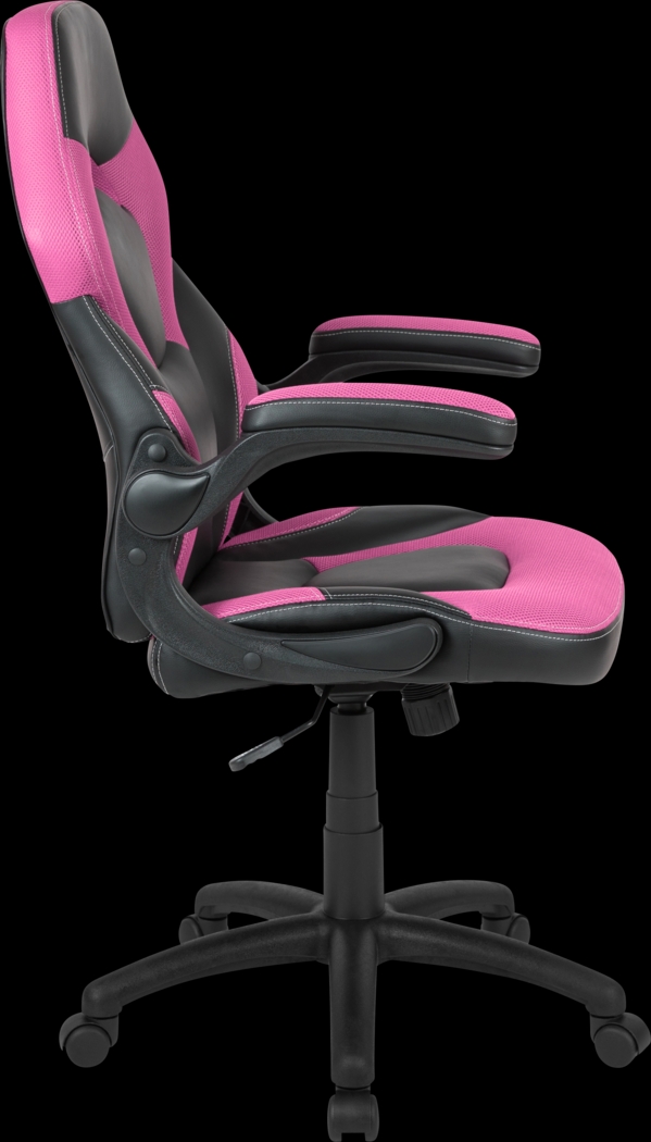 Tournne Pink Office Gaming Chair - Thumbnail - Image 2