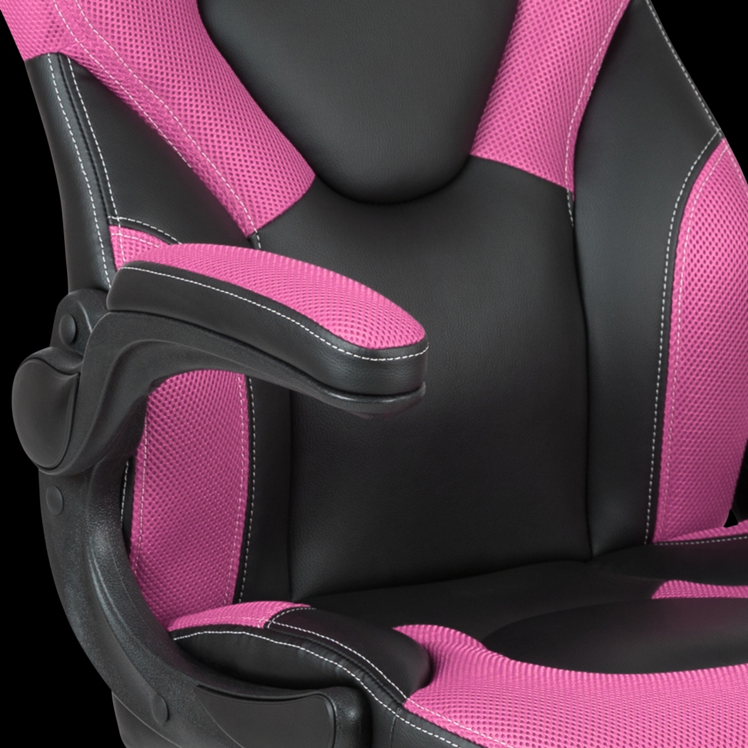 Tournne Pink Office Gaming Chair - Thumbnail - Image 5
