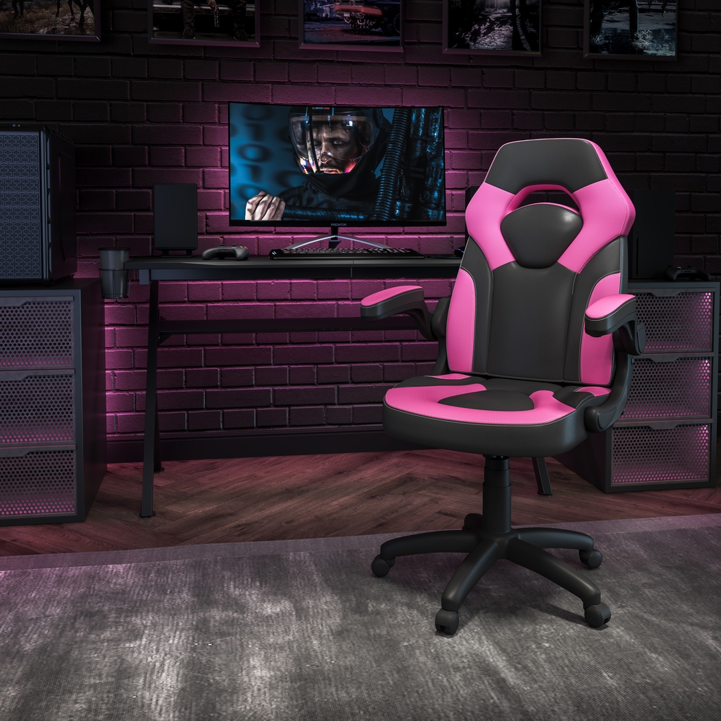 Tournne Pink Office Gaming Chair - Thumbnail - Image 10
