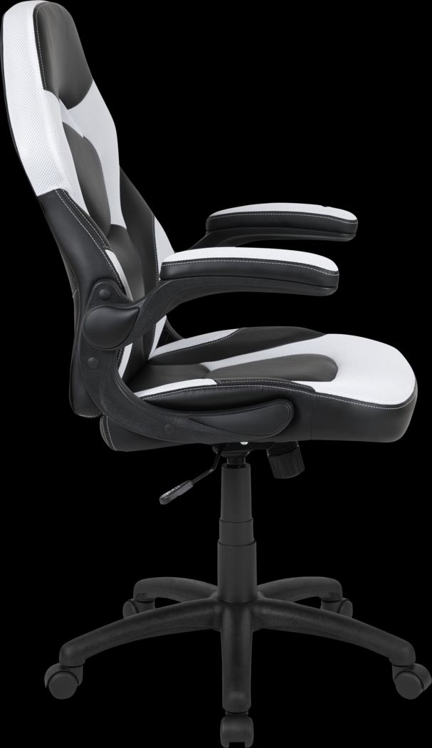 Tournne White Office Gaming Chair - Thumbnail - Image 2
