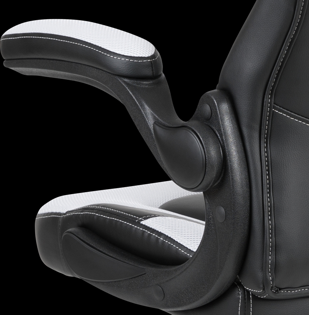 Tournne White Office Gaming Chair - Thumbnail - Image 6