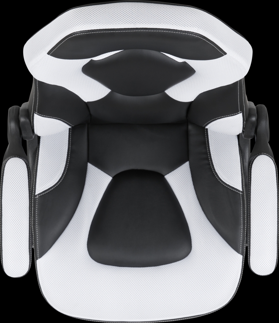 Tournne White Office Gaming Chair - Thumbnail - Image 7