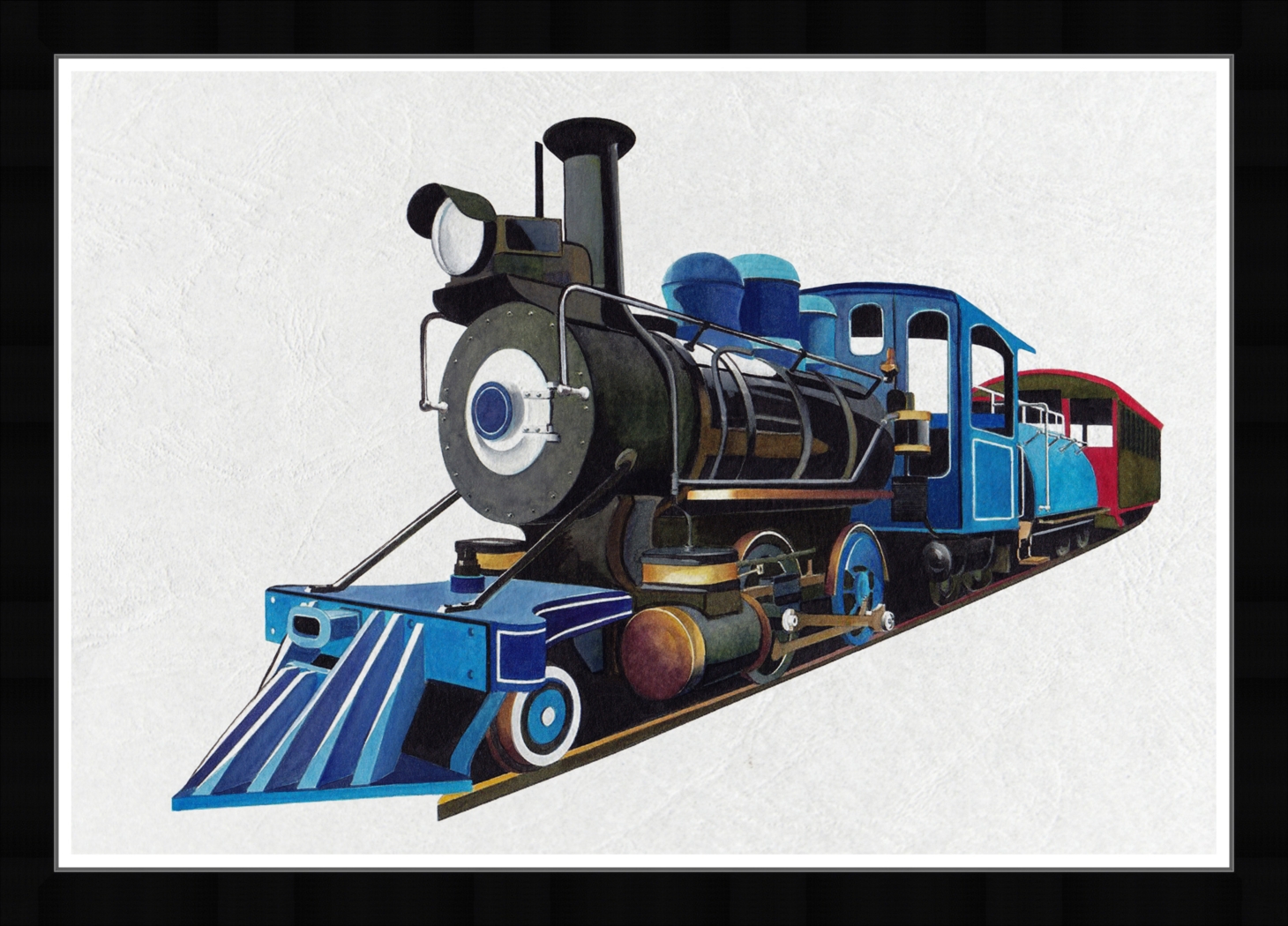 Kids Toy Train Head Wall Art - Thumbnail - Image 1