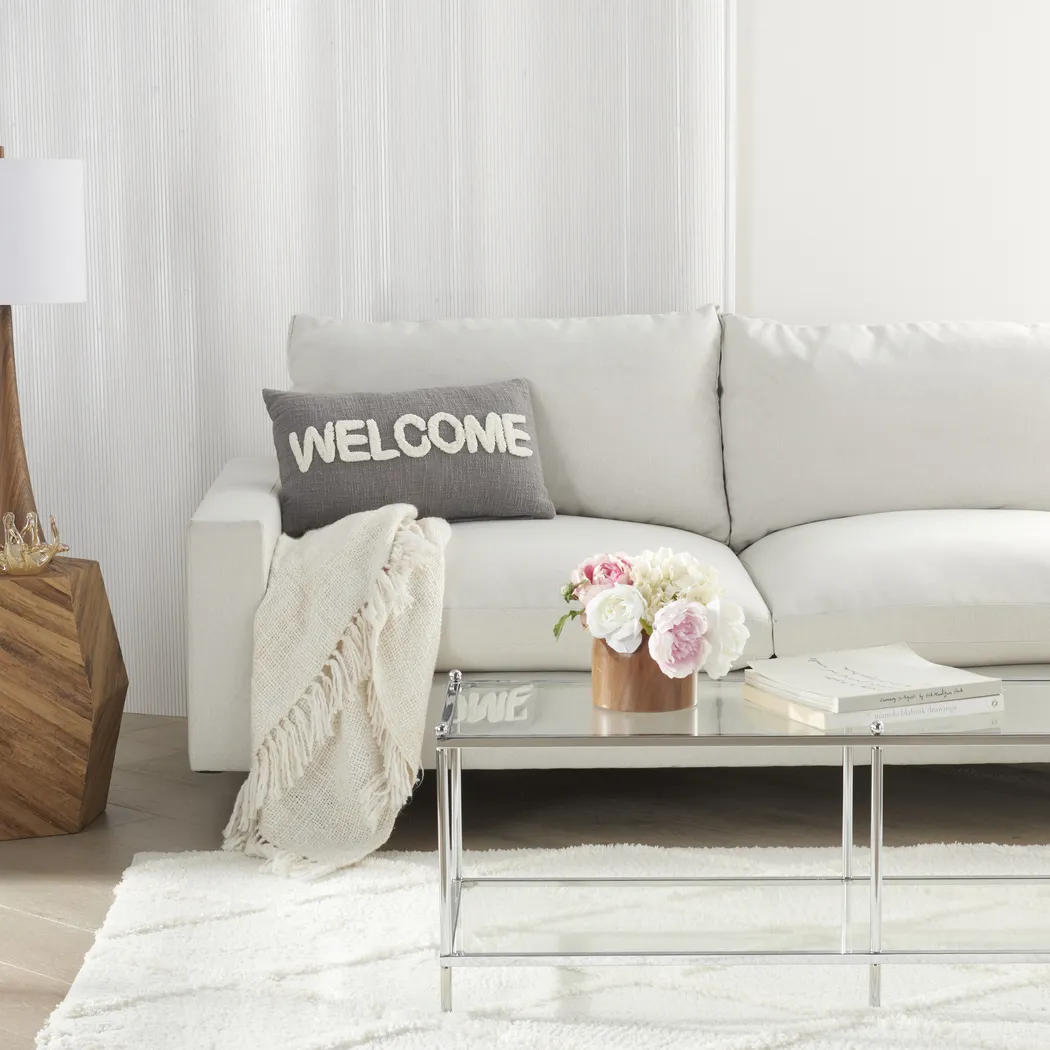 Kids Tranquil Lane Gray Throw Pillow - Thumbnail - Image 5