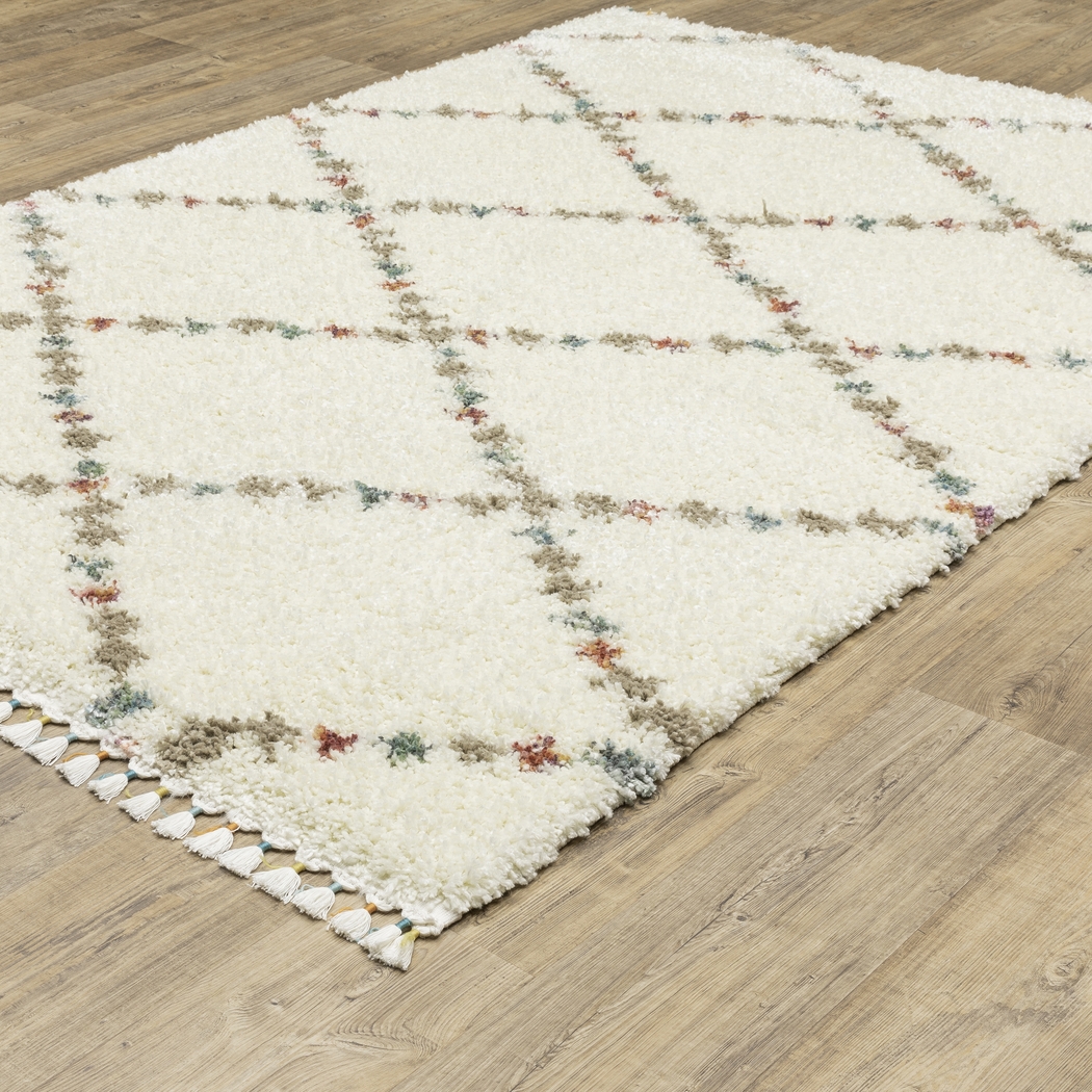 Kids Trellis Tales Ivory 5'3 x 7'6 Rug - Thumbnail - Image 2