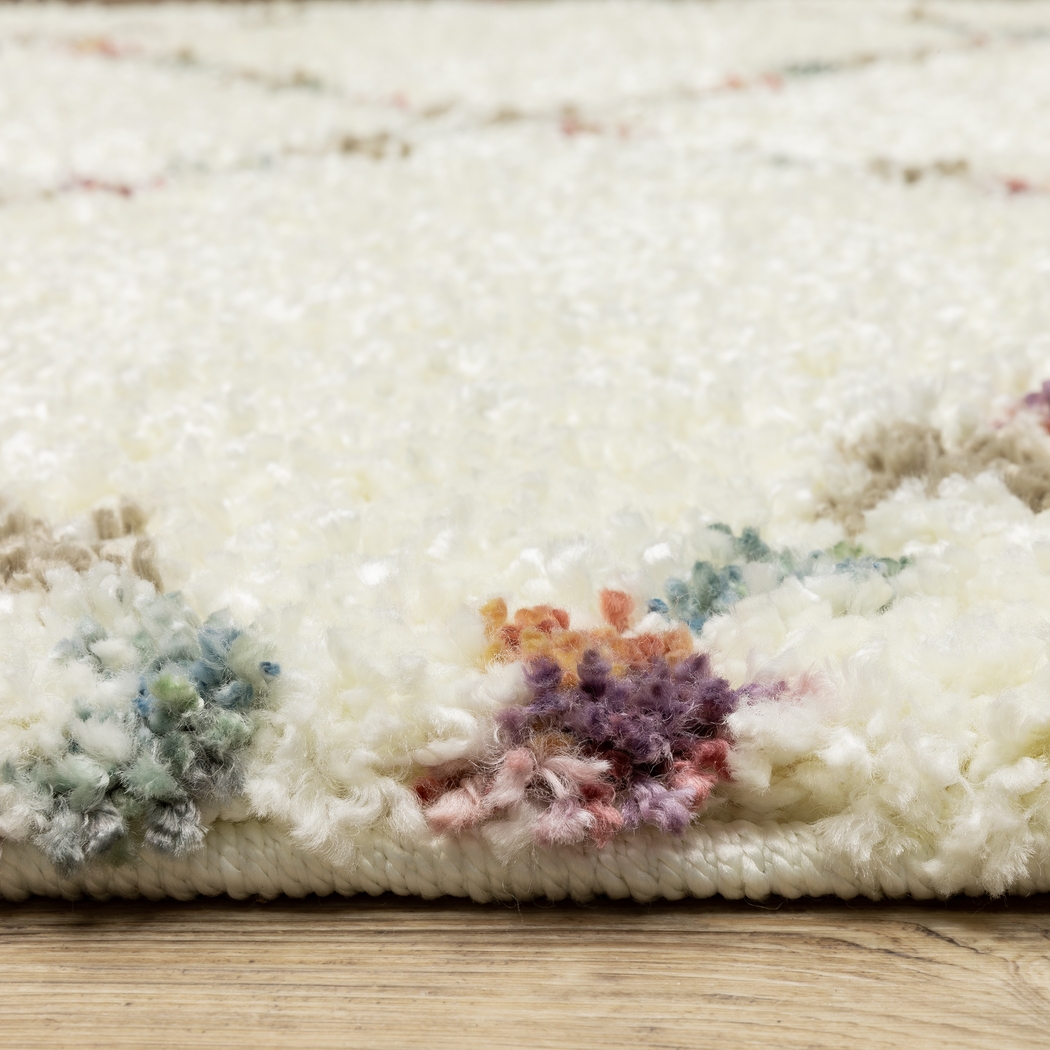 Kids Trellis Tales Ivory 6'7 x 9'6 Rug - Thumbnail - Image 4