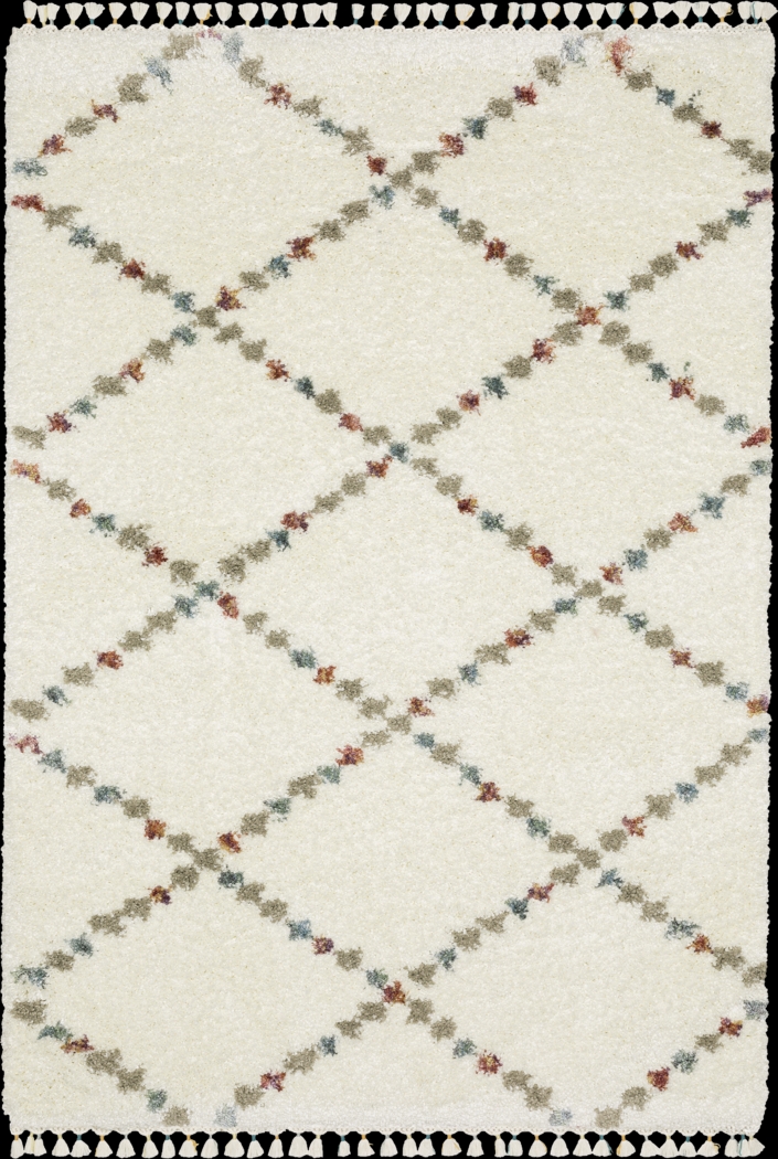 Kids Trellis Tales Ivory 7'10x 10'10 Rug - Thumbnail - Image 1