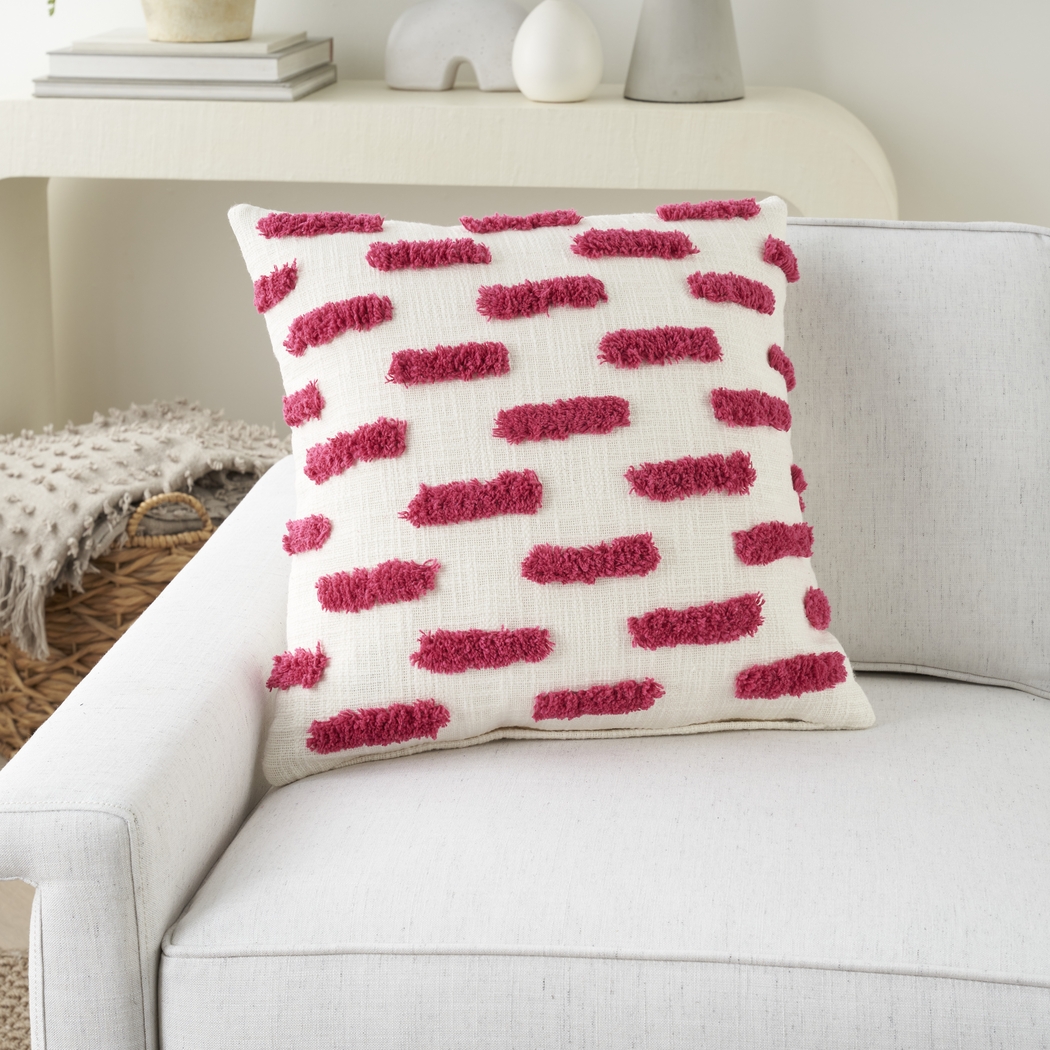 Kids Tresanton Pink Throw Pillow - Thumbnail - Image 4