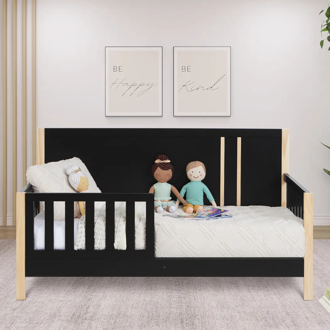 Kids Tresio Black Toddler Bed - Thumbnail - Image 2