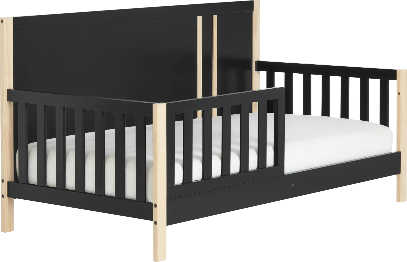 Kids Tresio Black Toddler Bed - Thumbnail - Image 3