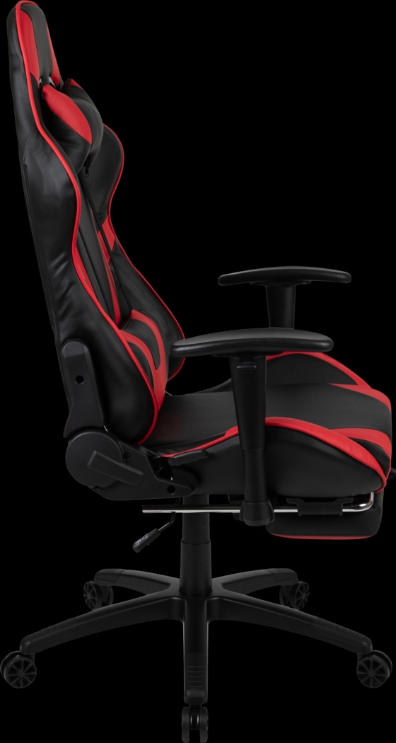 Trexxe Red Ergonomic PC Gaming Chair with Footrest - Thumbnail - Image 2