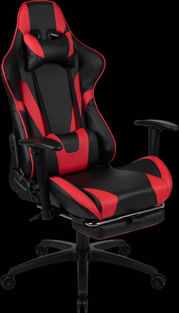 Trexxe Red Ergonomic PC Gaming Chair with Footrest - Thumbnail - Image 1