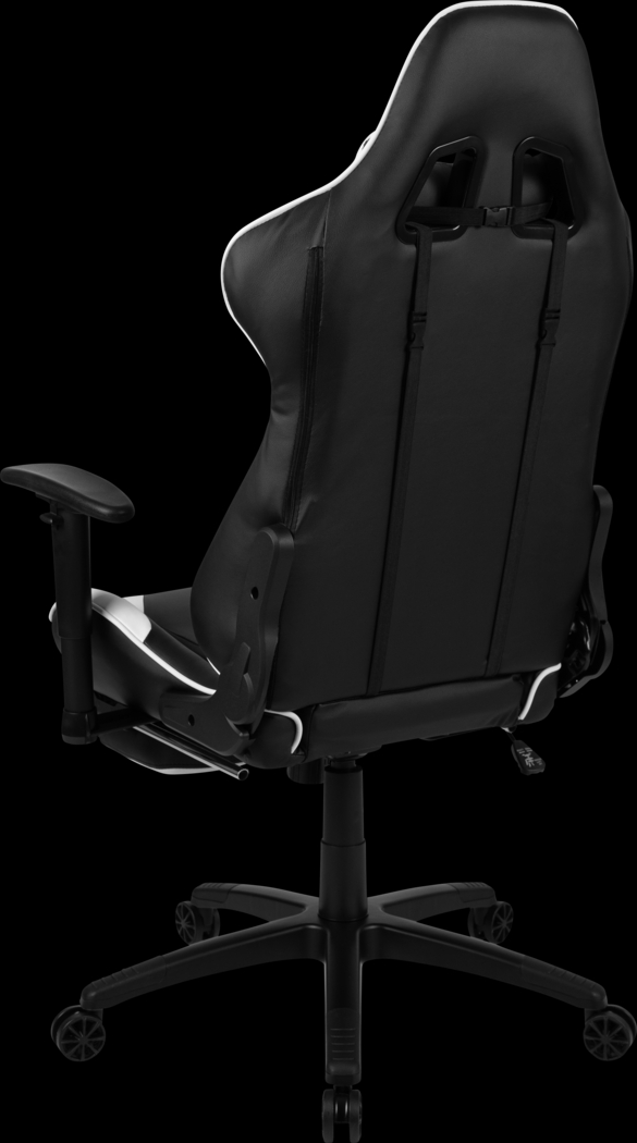 Trexxe White Ergonomic PC Gaming Chair with Footrest - Thumbnail - Image 3