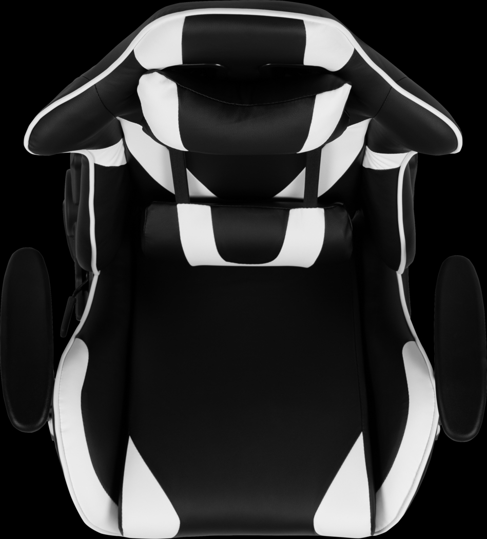 Trexxe White Ergonomic PC Gaming Chair with Footrest - Thumbnail - Image 7