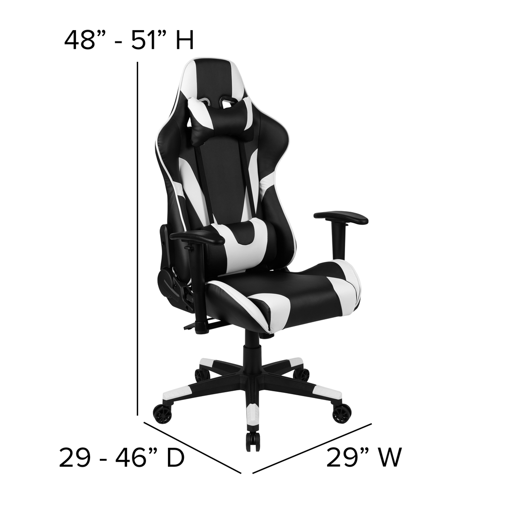 Trexxe White Ergonomic PC Gaming Chair - Thumbnail - Image 10