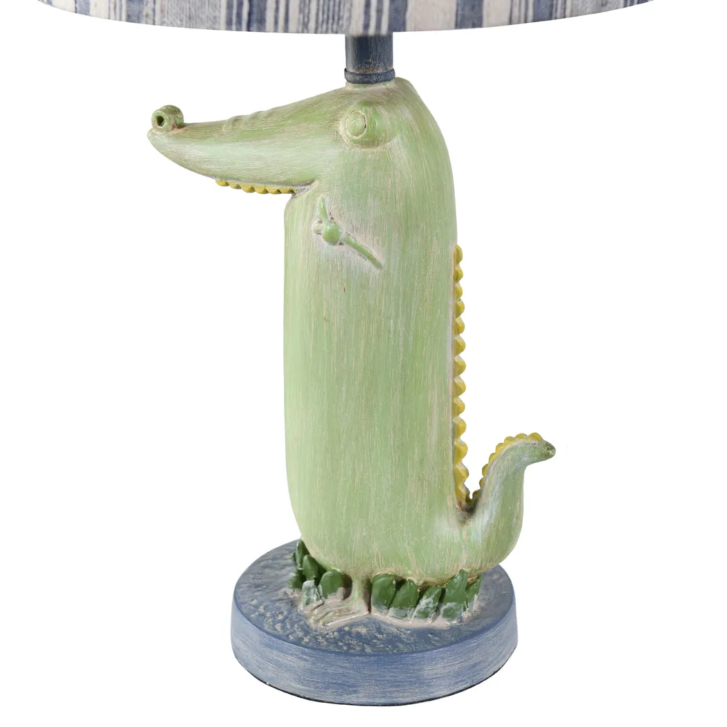 Kids Tropical Crocodile Green Lamp - Thumbnail - Image 4