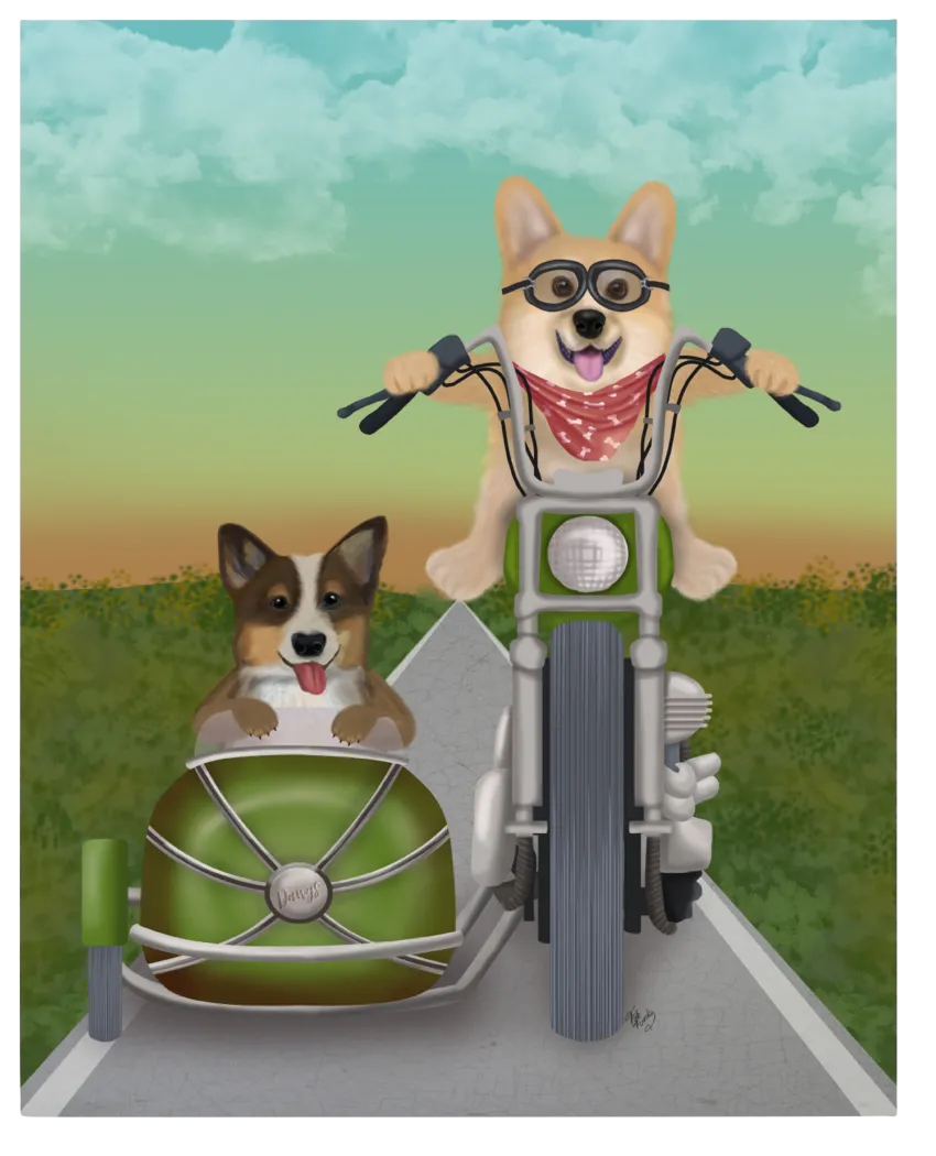 Kids Trotter Buddies Green Artwork - Thumbnail - Image 1