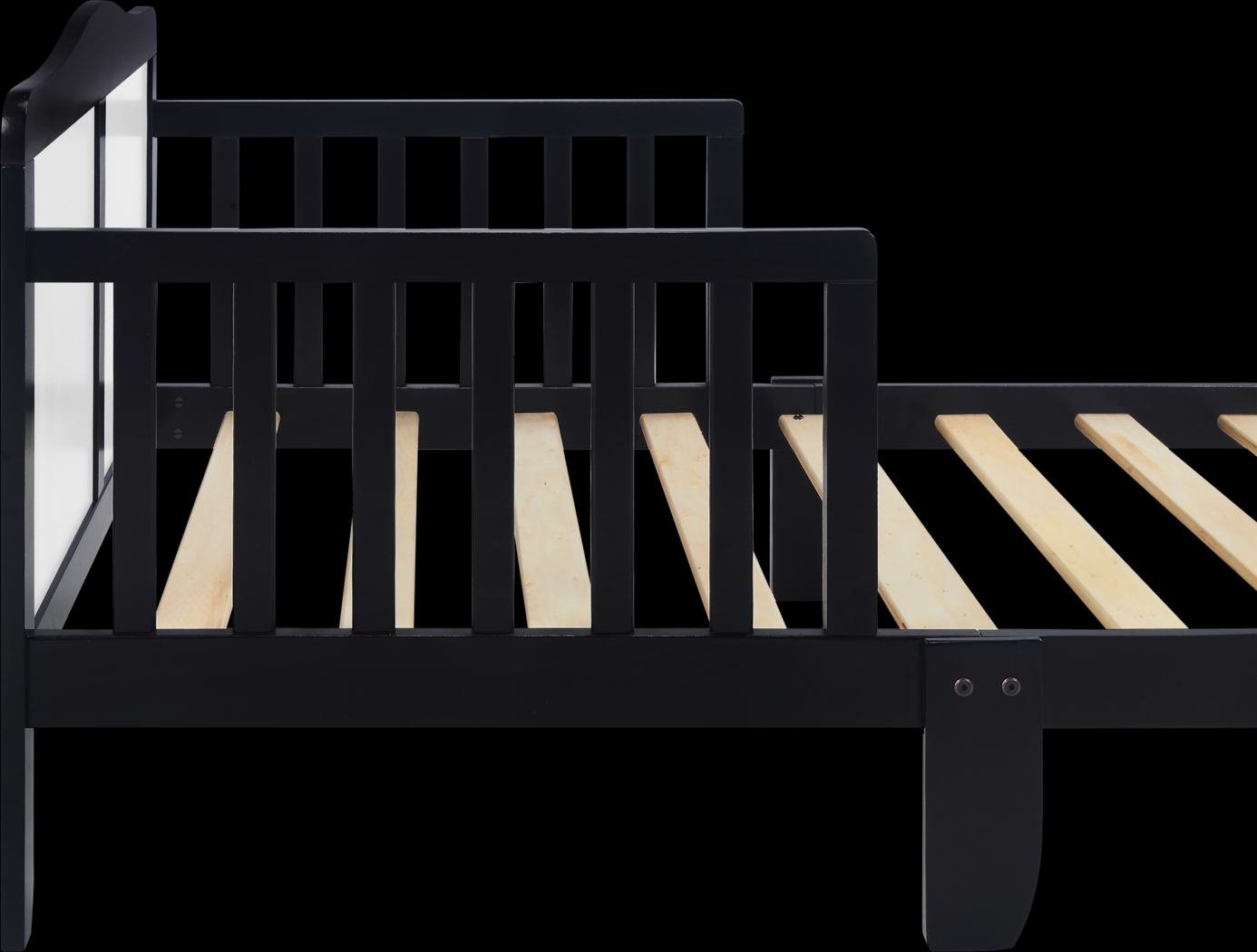 Kids Trovia Black Toddler Bed - Thumbnail - Image 3