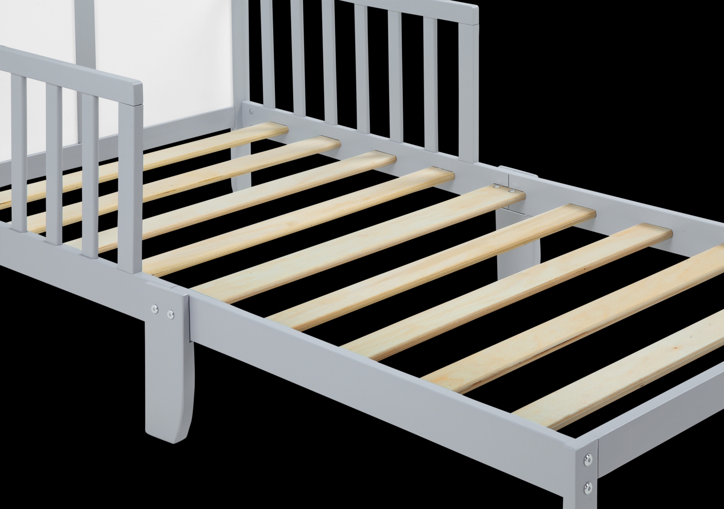 Kids Trovia Gray Toddler Bed - Thumbnail - Image 2