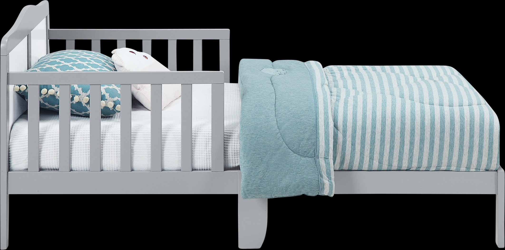 Kids Trovia Gray Toddler Bed - Thumbnail - Image 5