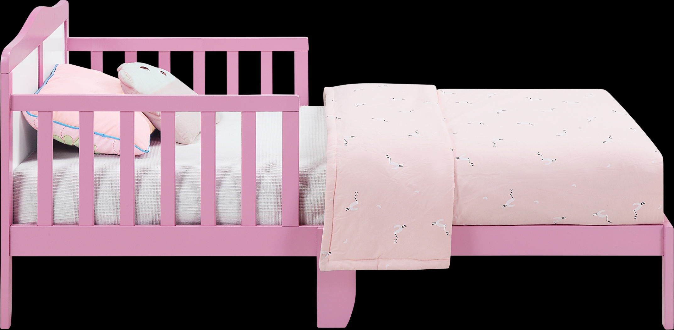Kids Trovia Pink Toddler Bed - Thumbnail - Image 5