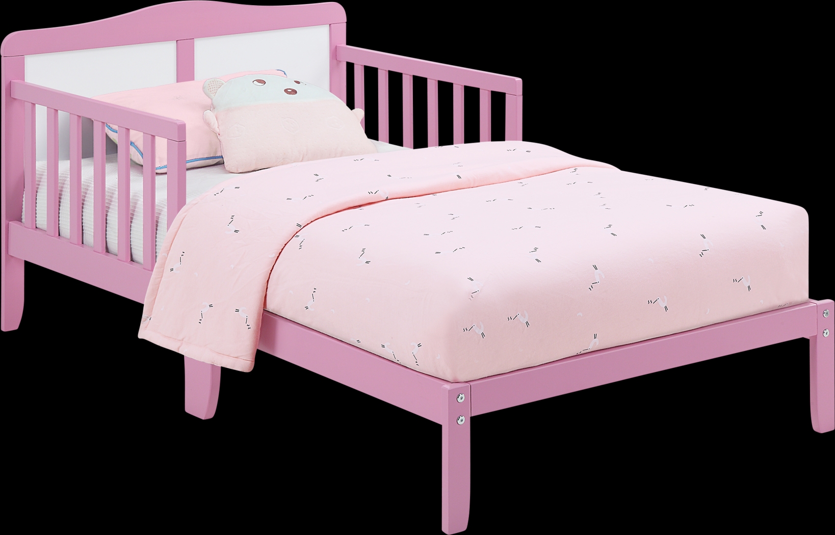 Kids Trovia Pink Toddler Bed - Thumbnail - Image 1