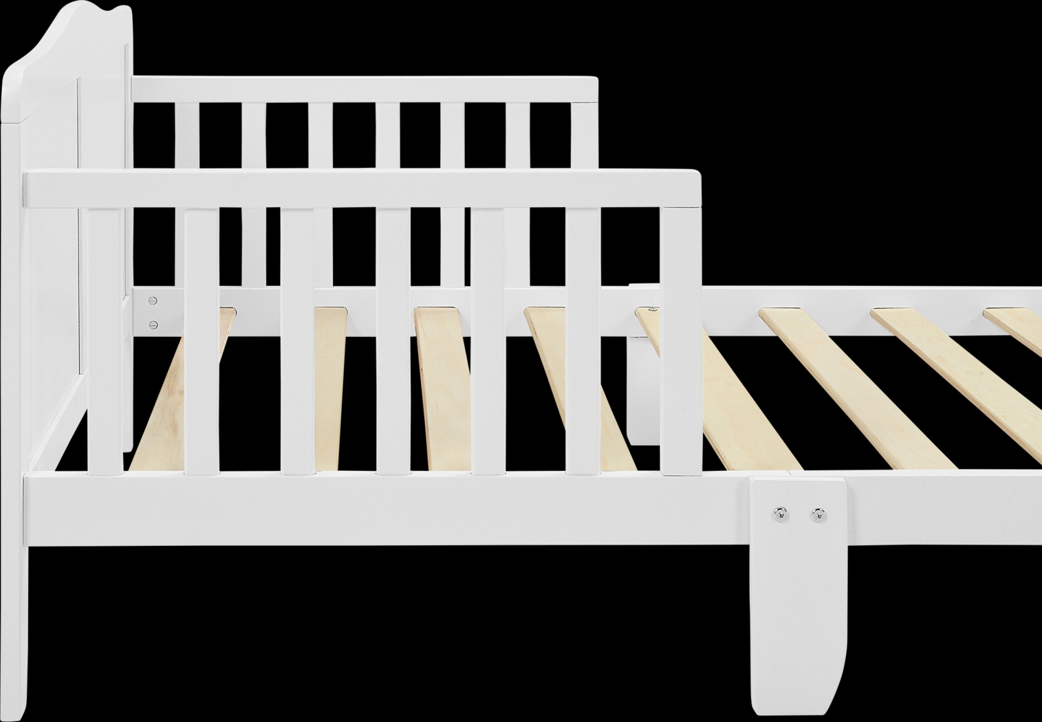 Kids Trovia White Toddler Bed - Thumbnail - Image 4