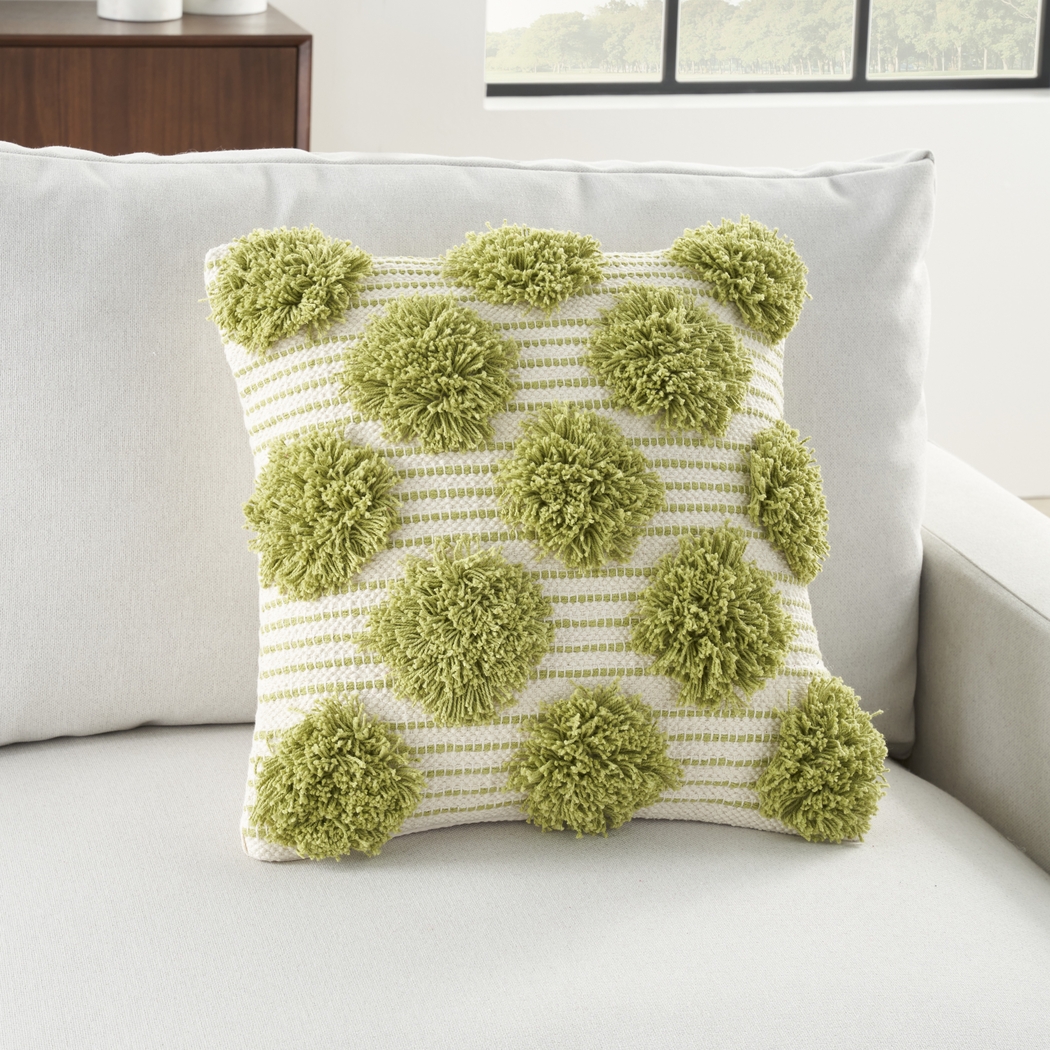 Kids Tuffnell Green Throw Pillow - Thumbnail - Image 4