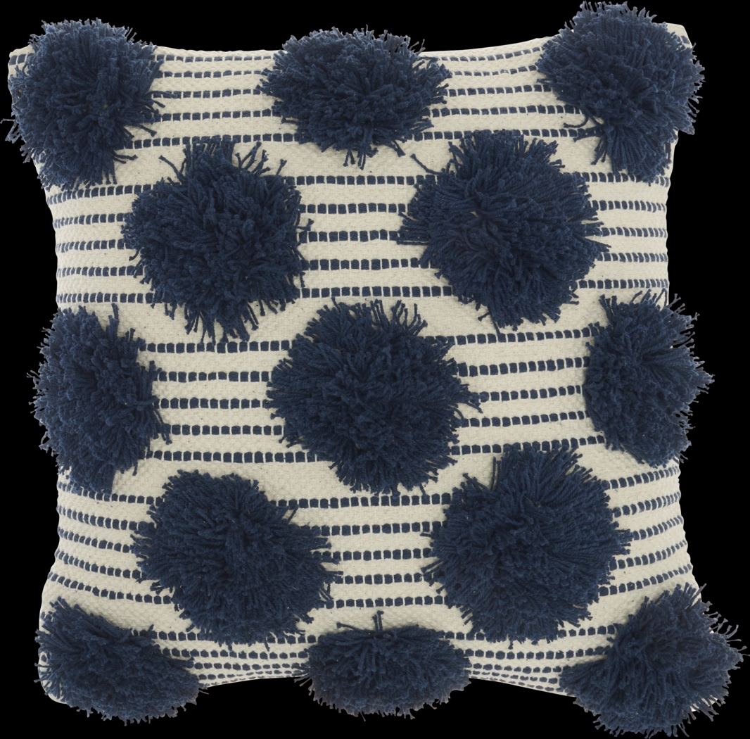 Kids Tuffnell Navy Throw Pillow - Thumbnail - Image 1