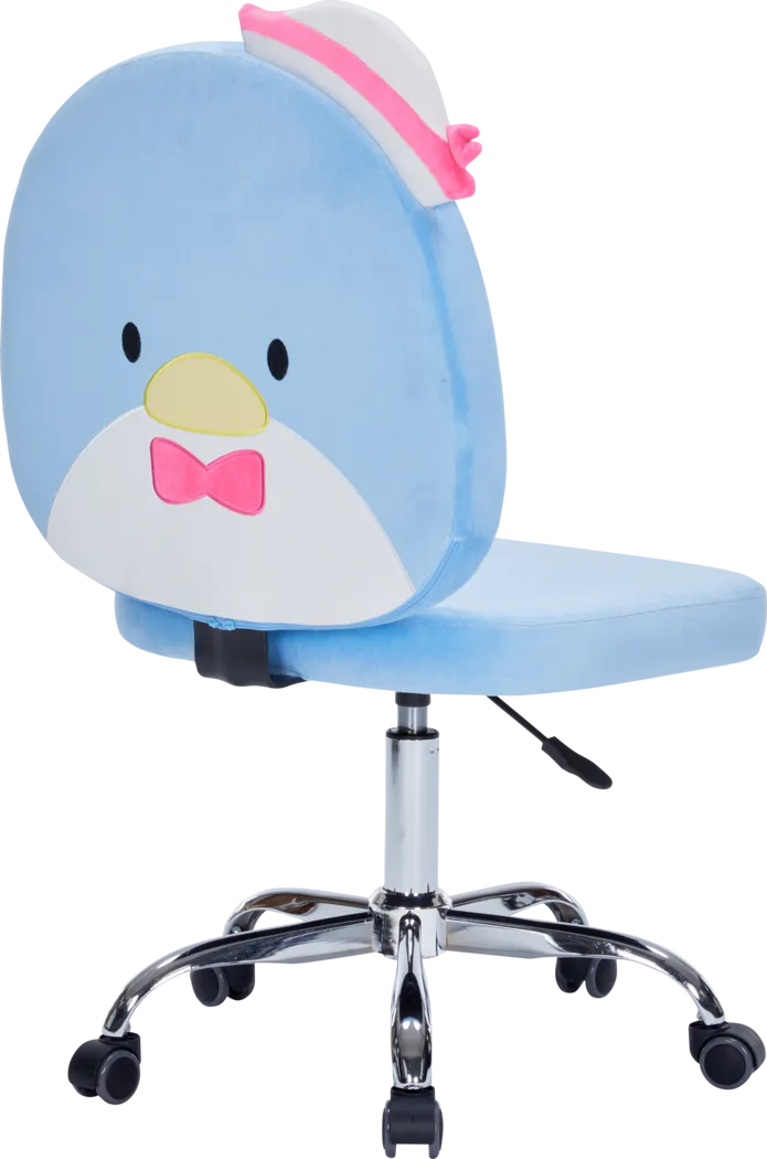 Kids Tuxedosam Blue Swivel Vanity Chair - Thumbnail - Image 3