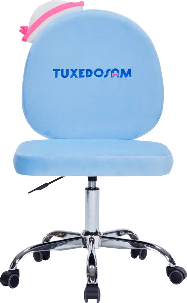 Kids Tuxedosam Blue Swivel Vanity Chair - Thumbnail - Image 4