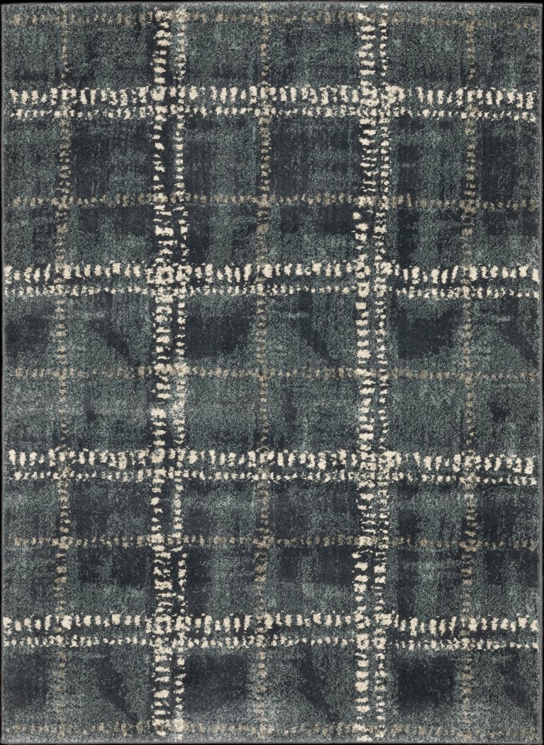 Kids Tweed Takeover Blue 3'10 x 5'5 Rug - Thumbnail - Image 1