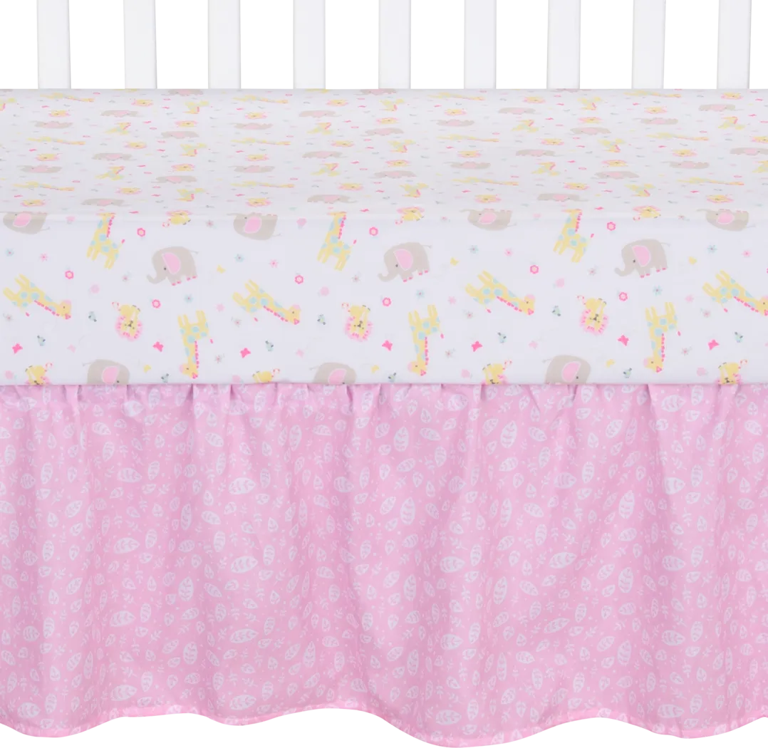 Kids Unai Pink 4 Pc Baby Bedding Set - Thumbnail - Image 2