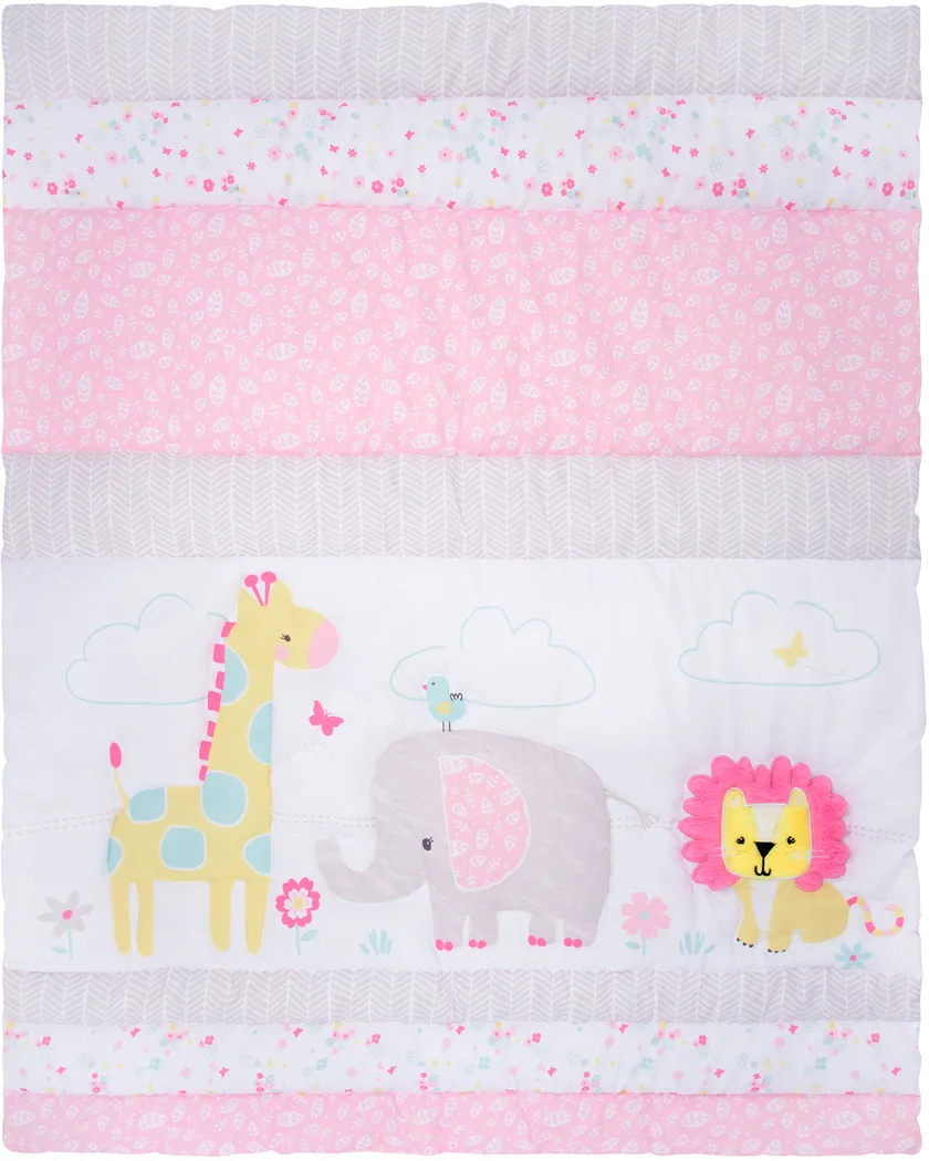 Kids Unai Pink 4 Pc Baby Bedding Set - Thumbnail - Image 4