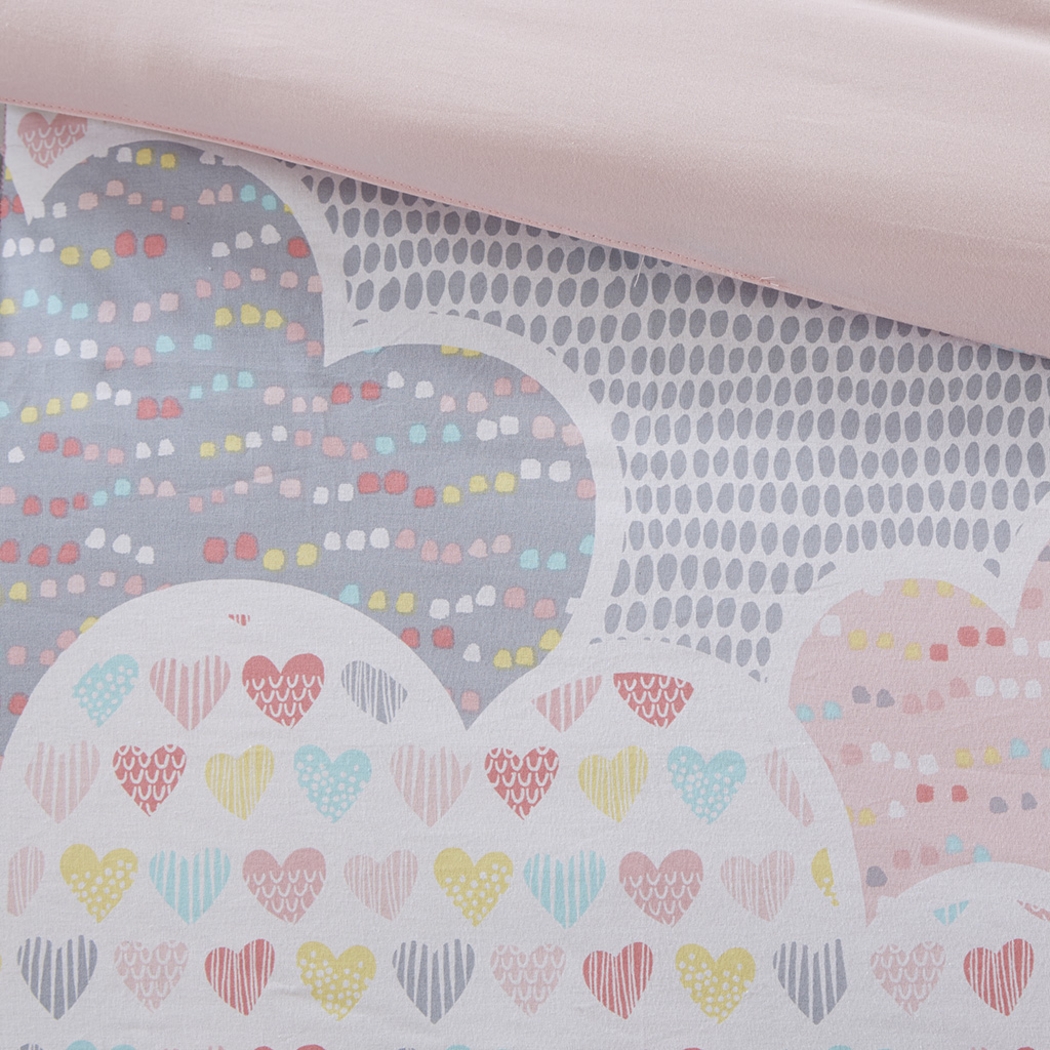 Kids Unicorn Clouds Pink Full/Queen Comforter Set - Thumbnail - Image 3